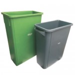 Basurero Slim Dust 90,Capacidad: 90 litros