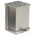 Basurero de pedal hospitalario,Capacidad: 30.3 litros