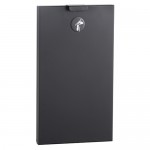 Papelera empotrada para toallas higiénicas,Capacidad: 2.3 litros