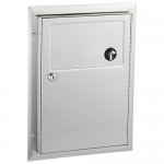 Recipiente doble para toallas femeninas,Capacidad: 4.6 litros