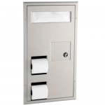 Unidad de dispensadores y basurero para mampara,Capacidad: 3 litros