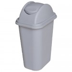 Basurero con Tapa Balancín,Capacidad: 24 litros