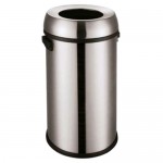 Basurero tapa Embudo de Acero,Capacidad: 65 litros