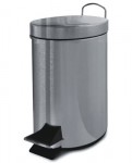 Basurero Metálico Grande,Capacidad: 12 litros