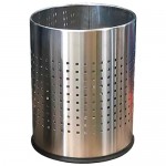 Cesto punzonado de acero,Capacidad: 10 litros
