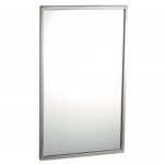 Espejo con marco de Acero Inoxidable